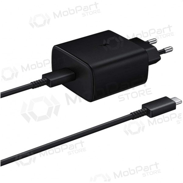 Carregador original Samsung EP-TA845 45W + Type-C cabo 25W preto