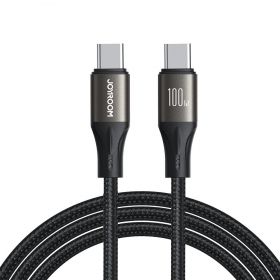 USB cabo Joyroom SA25-CC5 USB-C to USB-C 100W 1.2m preto