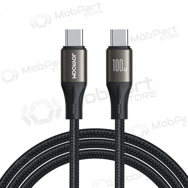 USB cabo Joyroom SA25-CC5 USB-C to USB-C 100W 1.2m preto