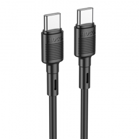 USB cabo Hoco X83 60W Type-C to Type-C 1.0m preto