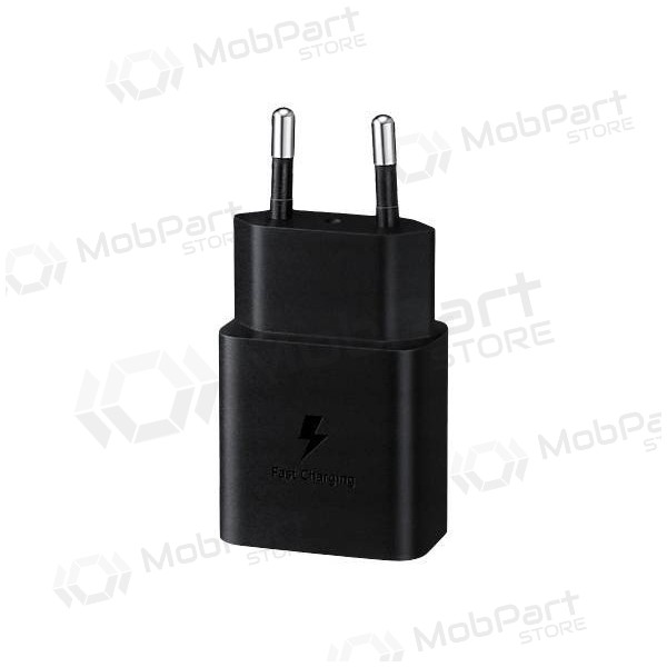Carregador original Samsung EP-T1510XBEGEU 15W + cabo Type-C 1m na embalagem preto