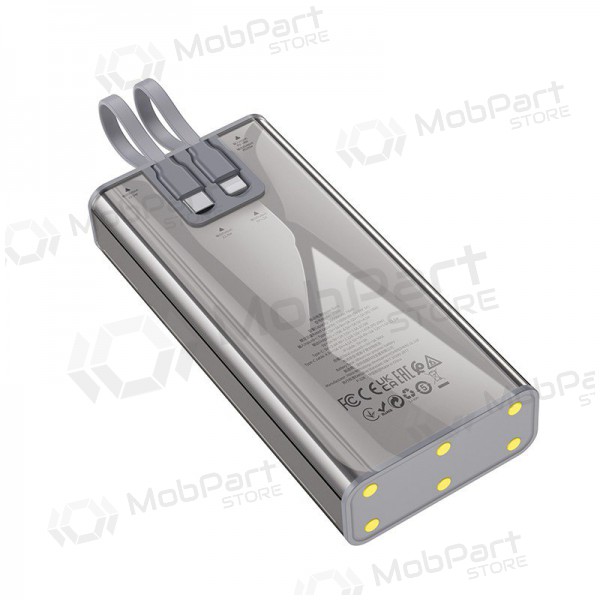 Bateria externa Power Bank Hoco J104A Discovery Edition 22.5W 20000mAh cinza Bateria externa Power Bank Hoco J104A Discovery Edition 22.5W 20000mAh cinza