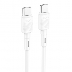 USB cabo Hoco X83 60W Type-C to Type-C 1.0m branco