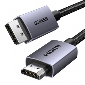 Cabo HDMI Ugreen DP125 DisplayPort para HDMI 2 m 4K 30 Hz preto