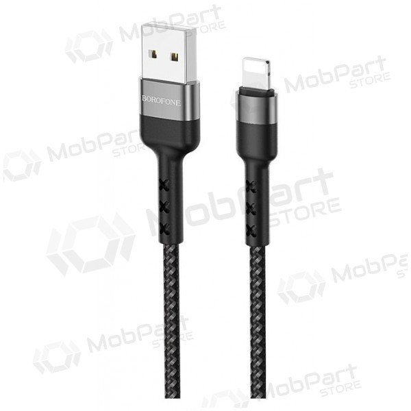 USB cabo Borofone BX34 Lightning 1.0m (preto)