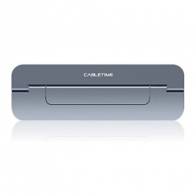 Nešiojamo kompiuterio stovas, cinza