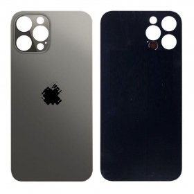 Apple iPhone 12 Pro Max tampa traseira da bateria (preto) (bigger hole for camera)