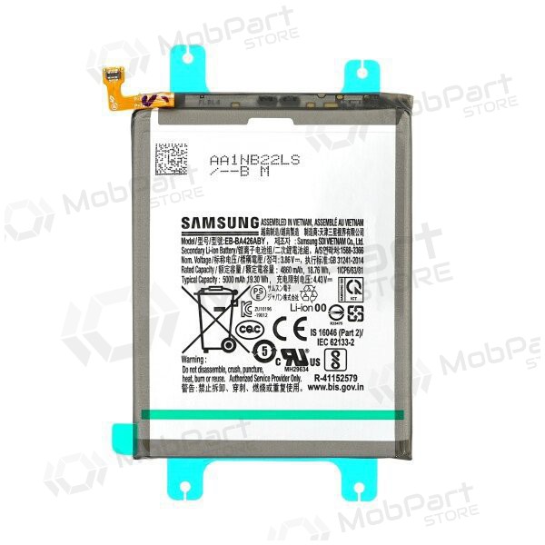 Samsung Galaxy A32, A42, A72 5G bateria, akumuliatorius (original) Samsung Galaxy A32, A42, A72 5G bateria, akumuliatorius (original)