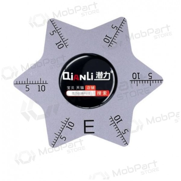 Ferramenta de metal para desmontar telefones QIANLI E (Pentagrama)