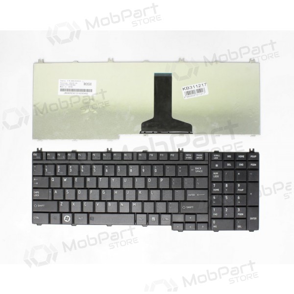 TOSHIBA Satellite: L350, L500 teclado