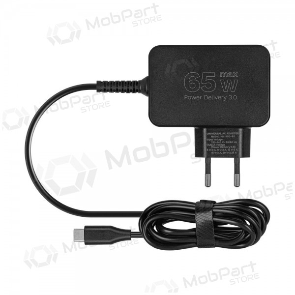 Carregador universal para portáteis Kruger&Matz 65W preto