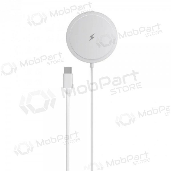 Carregador sem fio MagSafe Blue Star Charing Pad 15 W com cabo USB-C branco