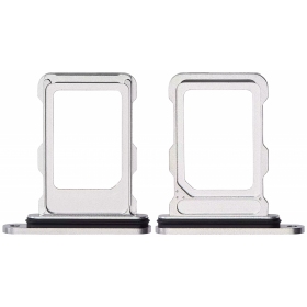 Suporte de cartão SIM Apple iPhone 16 Pro, 16 Pro Max (branco)