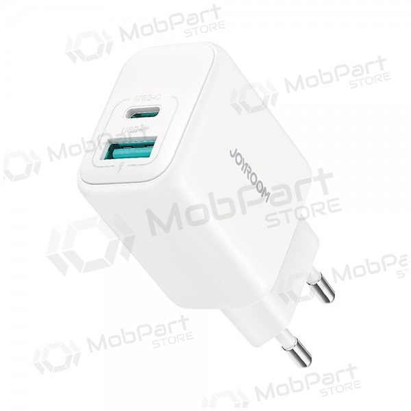 Carregador Joyroom JR-TCF21 USB-C/USB-A PD20W branco