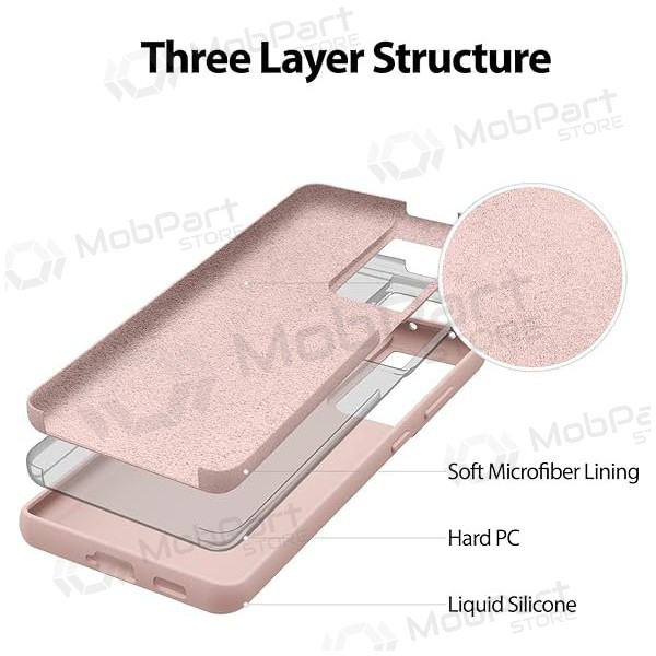 Capa Mercury Silicone Case Samsung A266 A26 5G areia rosa