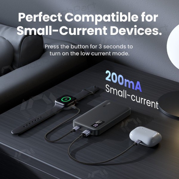 Bateria externa Power Bank Ugreen PB311 20W 10000mAh (25742) preto Bateria externa Power Bank Ugreen PB311 20W 10000mAh (25742) preto