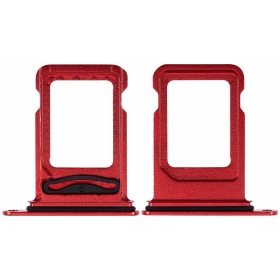 Suporte de cartão SIM para Apple iPhone 14, 14 Plus, Dual SIM (vermelho)
