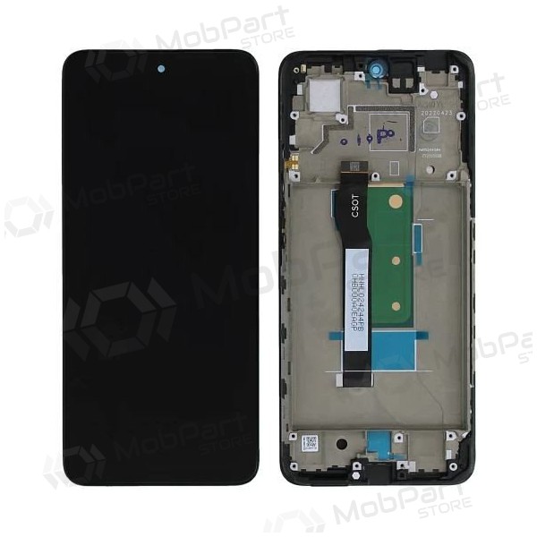 Ecrã Xiaomi Poco X4 GT 5G / Redmi Note 11T Pro 5G / Note 11T Pro+ 5G (preto) (com moldura) (service pack) (original)