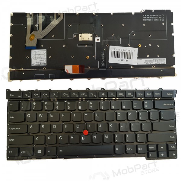Lenovo X1 Carbon Gen 3, US&UK teclado