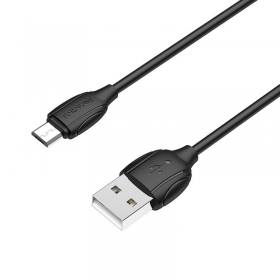 Cabo Micro USB Borofone BX19 USB-A para Micro USB 1 m preto