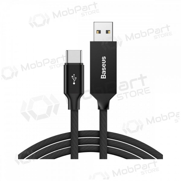 Cabo USB Baseus Yiven Tipo C 3.0A 1.2m (preto) CATYW-01