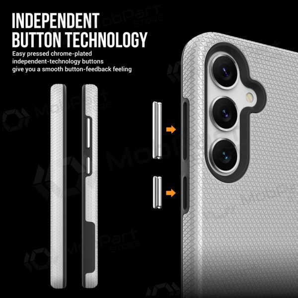 Samsung Galaxy A36 capa „Perfectionists“ (prata)