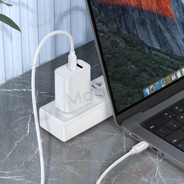 Cabo USB-C Hoco X115 USB-C para USB-C 1 m 240 W branco