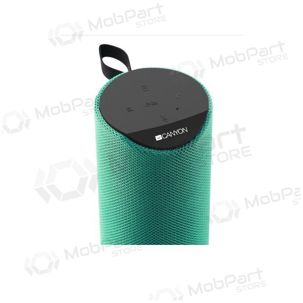 Coluna portátil Bluetooth CANYON CNS-CBTSP5 (MicroSD, AUX, BT V5.0, 1200mAh) (verde)