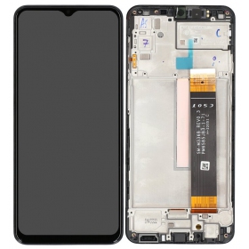 Samsung Galaxy M23 ecrã (preto) (com moldura) (original)
