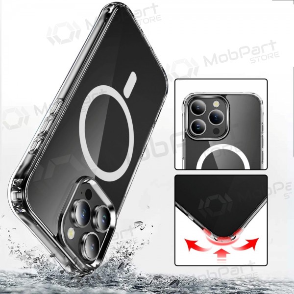 Capa para Apple iPhone 12, 12 Pro - Perfectionists Clear Mag Case (transparente)