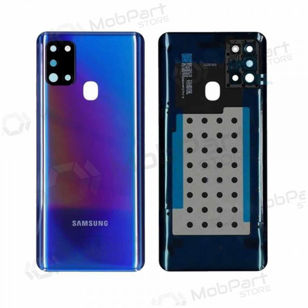 Samsung A217 Galaxy A21s 2020 tampa traseira da bateria (azul) (service pack) (original)