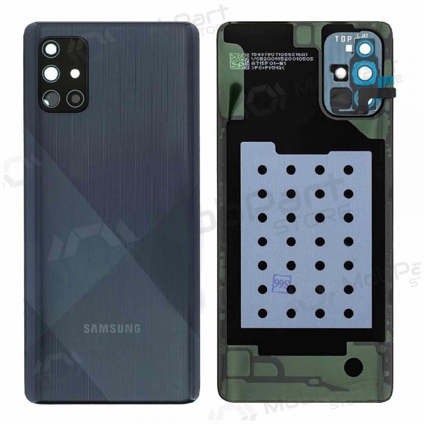 Samsung A715 Galaxy A71 2020 tampa traseira da bateria preto (Prism Crush Black) (usado grade B, original)