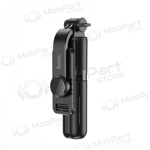 Pau de selfie tripé Hoco K17 Mini para telefone 750 mm Bluetooth preto