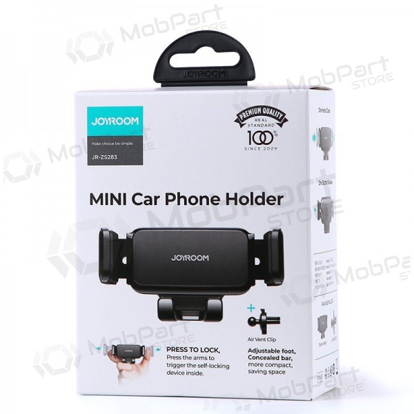 Suporte para telefone de carro Joyroom JR-ZS283 (air vent) preto