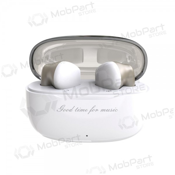 Fones de ouvido sem fio com microfone Dudao U8 Bluetooth brancos