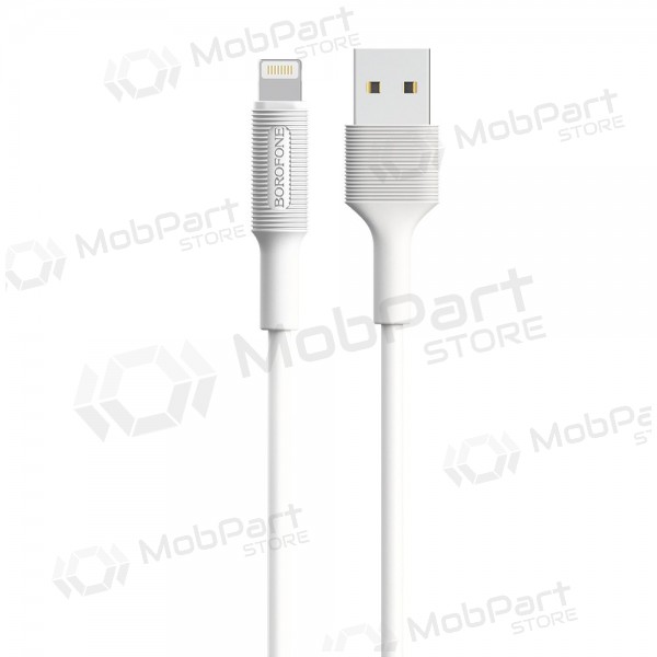 USB cabo Borofone BX1 Lightning 1.0m (branco)
