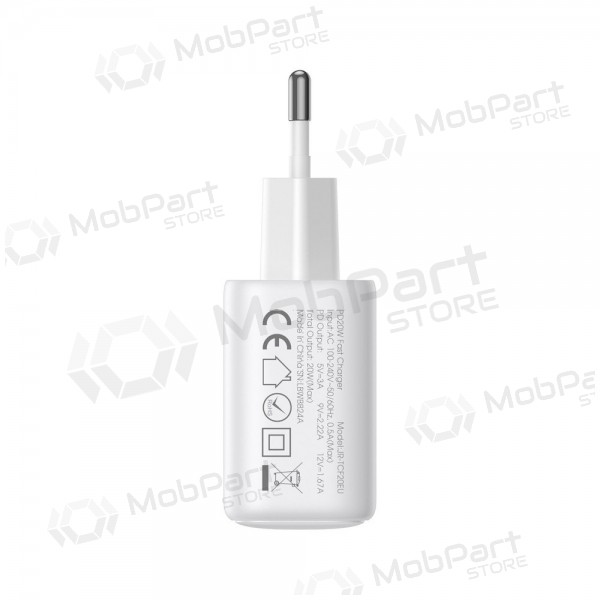 Carregador Joyroom JR-TCF21 USB-C/USB-A PD20W branco