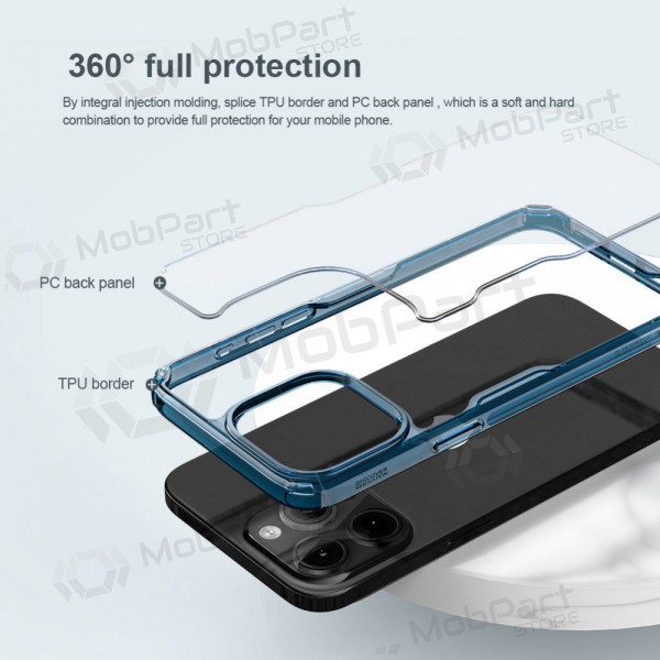 Apple iPhone 15 Pro Max capa „Nillkin Nature Pro“ (branco) Apple iPhone 15 Pro Max capa „Nillkin Nature Pro“ (branco)