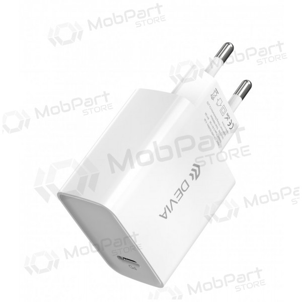 Carregador Devia Smart PD Quick Charge + MFI Type-C-Lightning (branco)