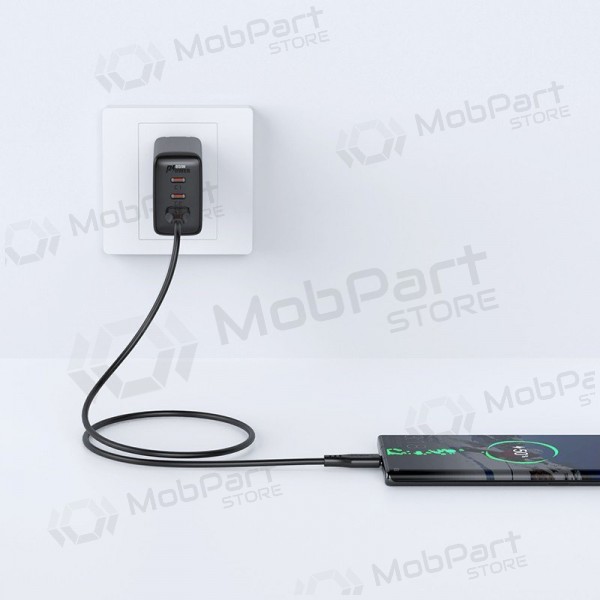 USB cabo Acefast C3-04 USB-A to USB-C 1.2m preto