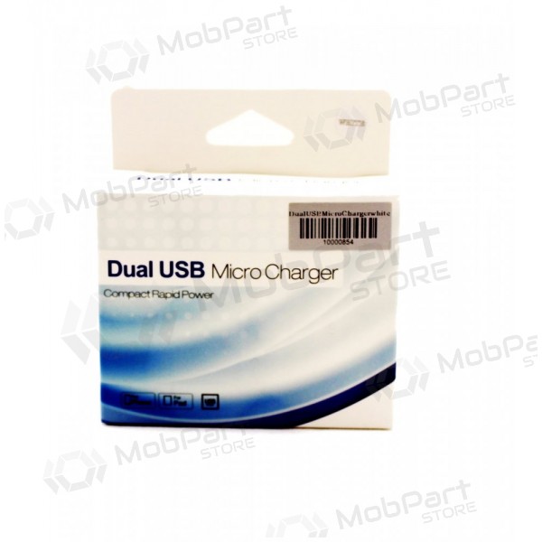 Carregador de carro (USB) (big/long) branco (0.6A)