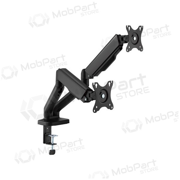 Dviejų 17”-32” monitorių spyruoklinis laikiklis, preto