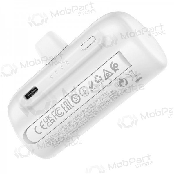 Bateria externa Power Bank Hoco J106 Lightning 5000mAh branca