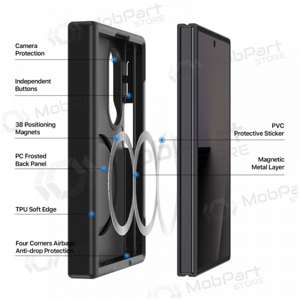 Capa para Samsung Galaxy Z Fold8 - Dux Ducis Yind MagSafe (preta)