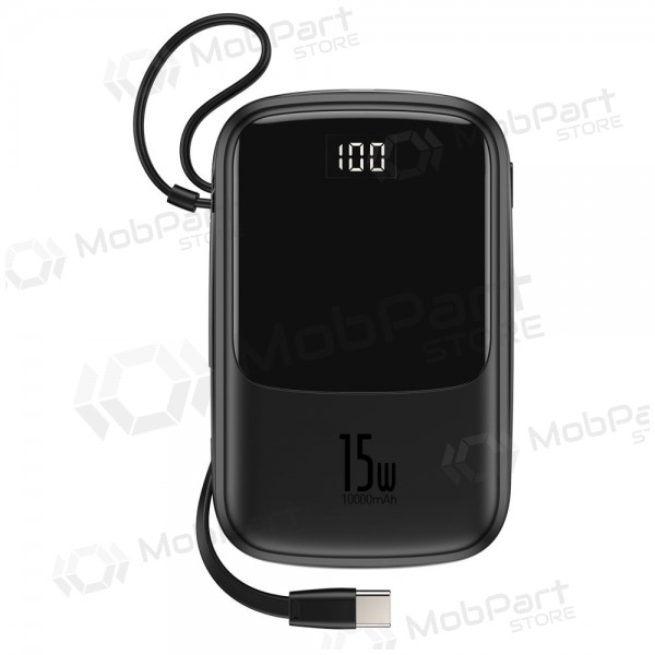 Bateria externa Power Bank Baseus Q Pow With Type-C Cable 10000mAh preto PPQD-A01