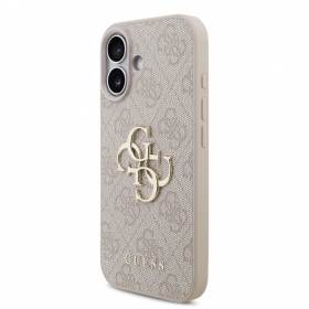 Capa para Apple iPhone 17 - Guess PU 4G Metal Logo