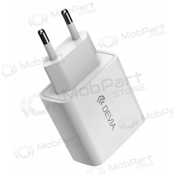 Carregador Devia Smart PD Quick Charge + MFI Type-C-Lightning (branco)