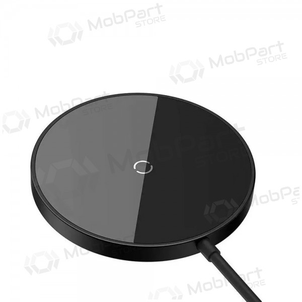 Carregador sem fio MagSafe Baseus Simple Mini 3 15 W preto