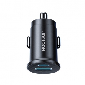 Carregador de carro Joyroom JR-CCN16 USB-A/USB-C 15W preto