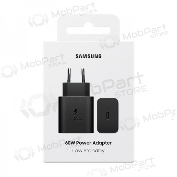 Carregador de rede Samsung EP-T6010NBEGWW 60 W USB-C preto